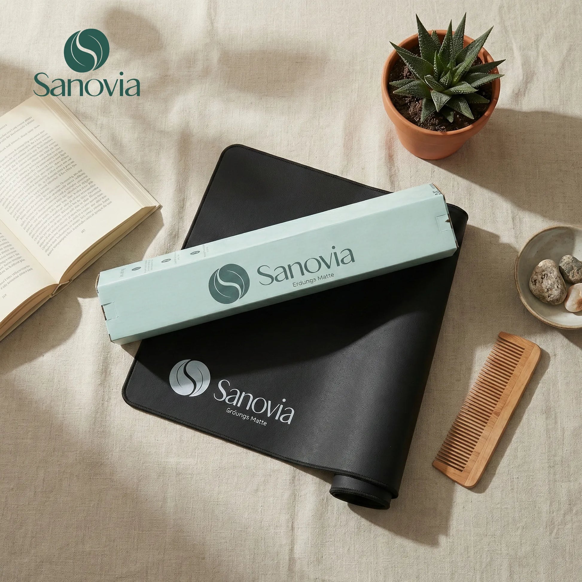 Sanovia™ Erdungsmatte – Für tiefen Schlaf & natürliche Regeneration